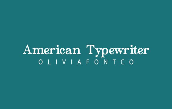 American Typewriter: The Handwritten Font with a Romantic Touch