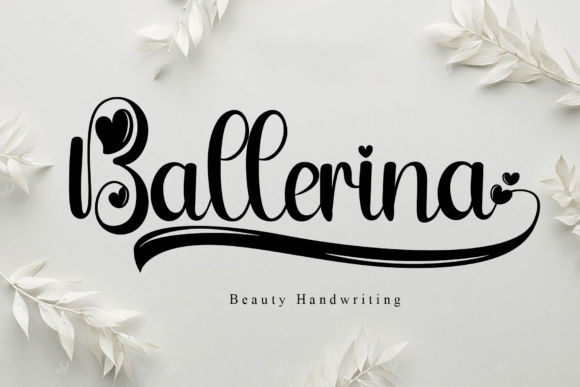Ballerina: A Sweet & Cursive Handwritten Font