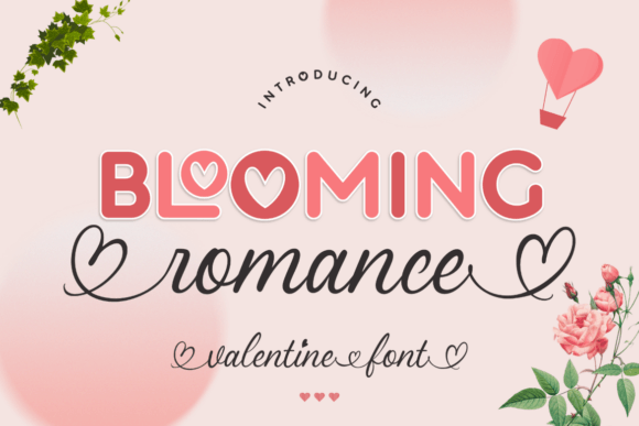 Blooming Romance Duo: A Font Pair for Elegant Designs