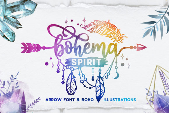 Bohema Spirit: A Bold and Charming Typeface for Creative Design