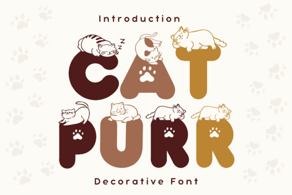 Cat Purr: A Whimsical Typeface for Creative Projects