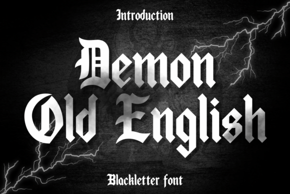 Demon Old English: A Versatile Blackletter Typeface