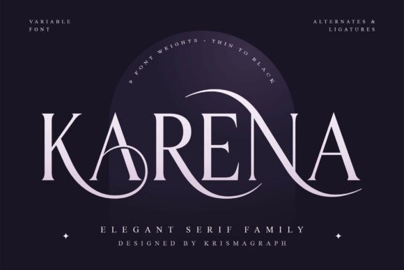 Discover Karena: A Timeless Serif for Elegant Design