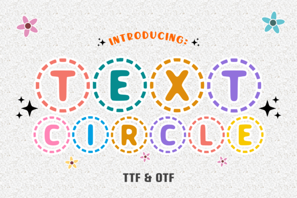 Discover Text Circle: A Unique Font for Creative Projects