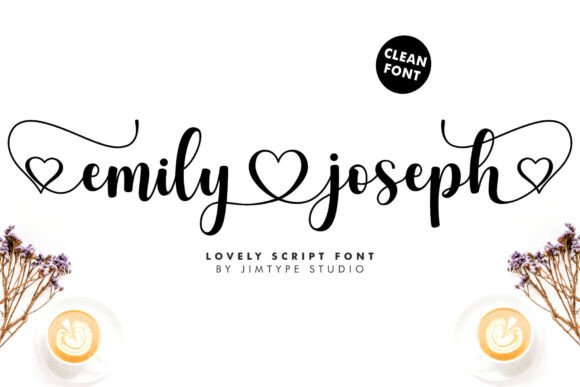 Emily Joseph: A Romantic Script Font for Heartfelt Designs