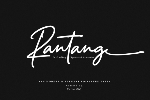 Rantang: The Elegant Script Font for Modern Designers