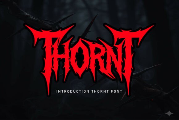 Thornt: The Gothic Blackletter Font for Dark Design